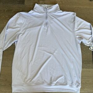 Kenneth Cole Golf 1/4 Zip Pullover Mens 2XL Lavender Stretch Wicking Performance